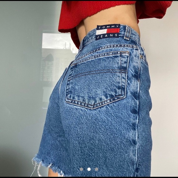 TOMMY HILFIGER VINTAGE DENIM SHORTS - Picture 2 of 3